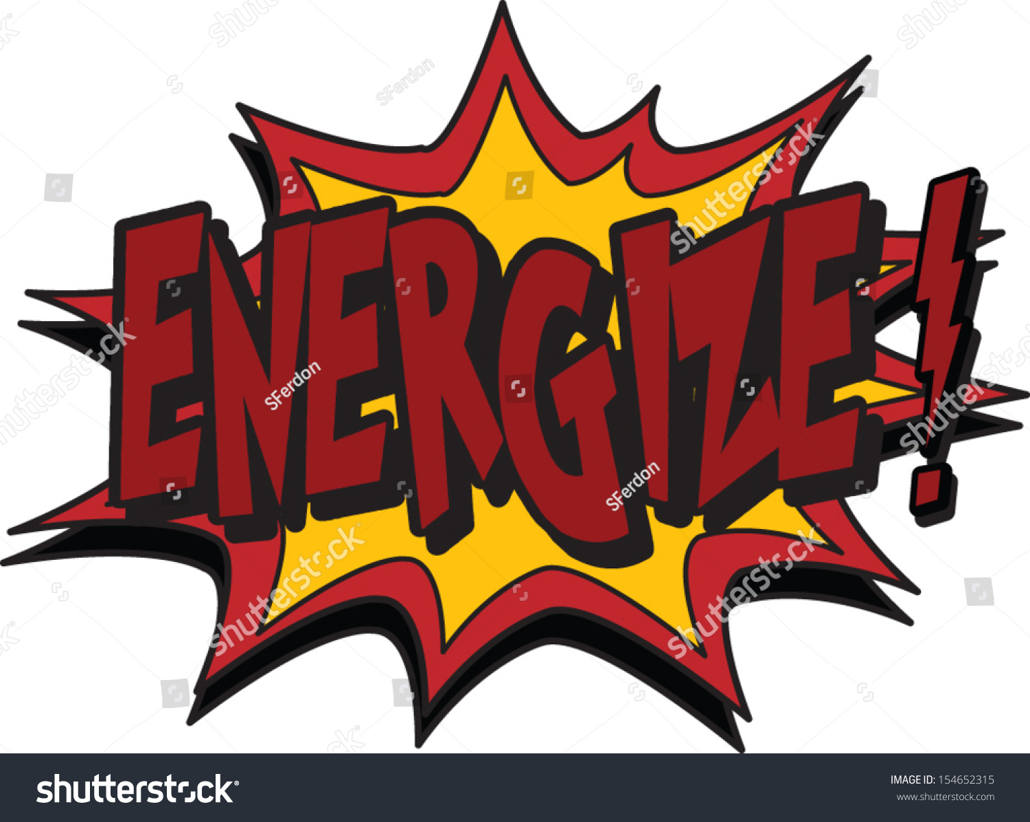 Energize Stock Vector (Royalty Free) 154652315