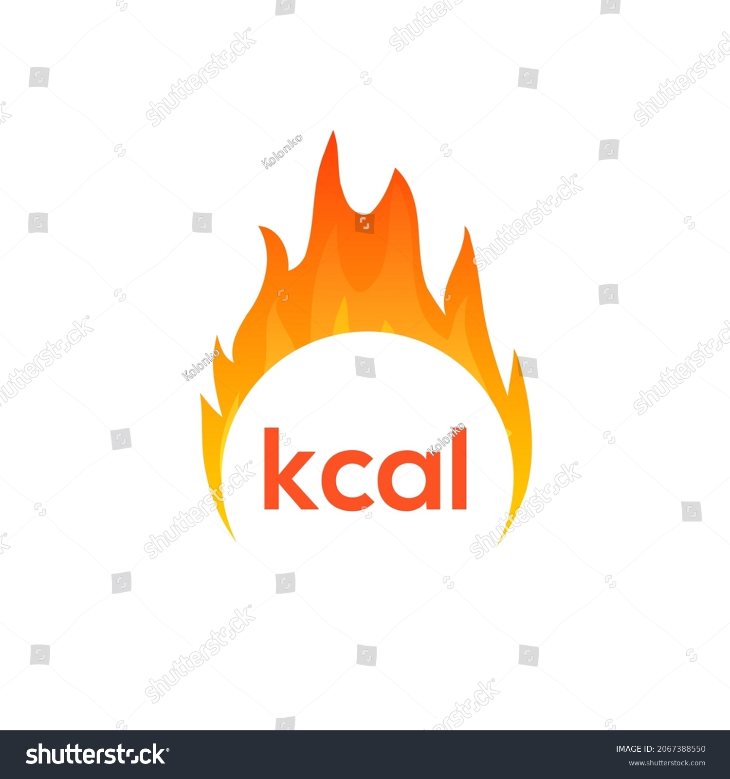 SVG of Energy fat burn kcal fire icon. Kilocalorie hot logo vector weight fitness flame graphic icon svg