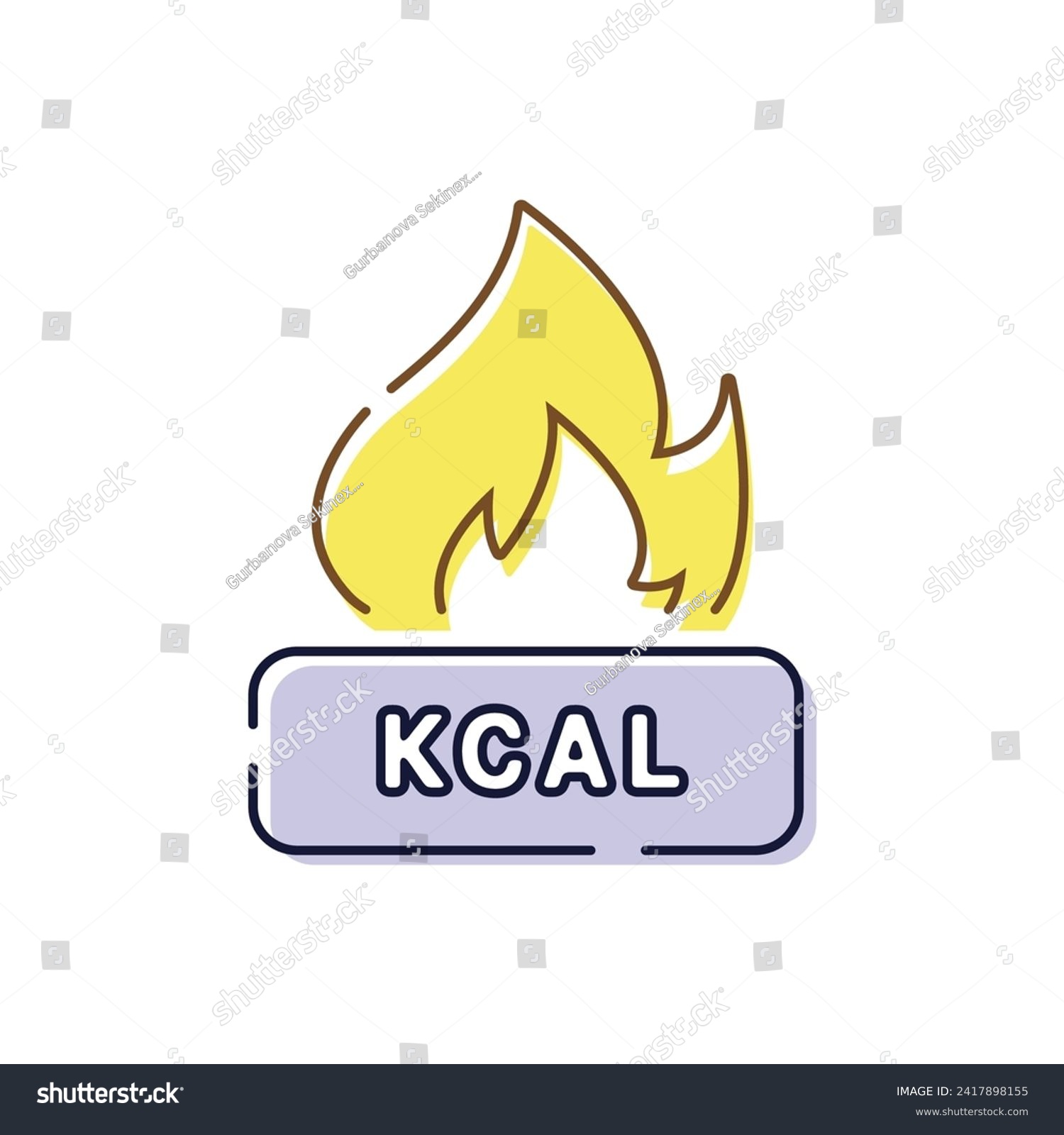 SVG of Energy fat burn kcal fire icon. Kilocalorie hot logo weight fitness flame graphic icon svg