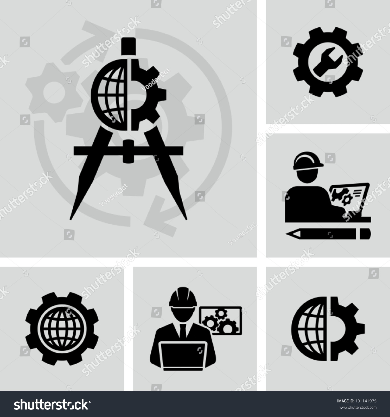 Engineering Design Stock Vector Royalty Free 191141975