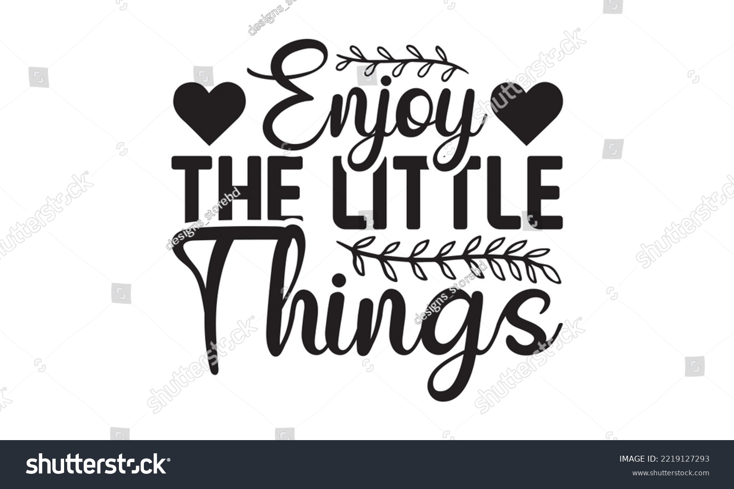 SVG of Enjoy the Little Things Svg, Butterfly svg, Butterfly svg t-shirt design, butterflies and daisies positive quote flower watercolor margarita mariposa stationery, mug, t shirt, svg, eps 10 svg