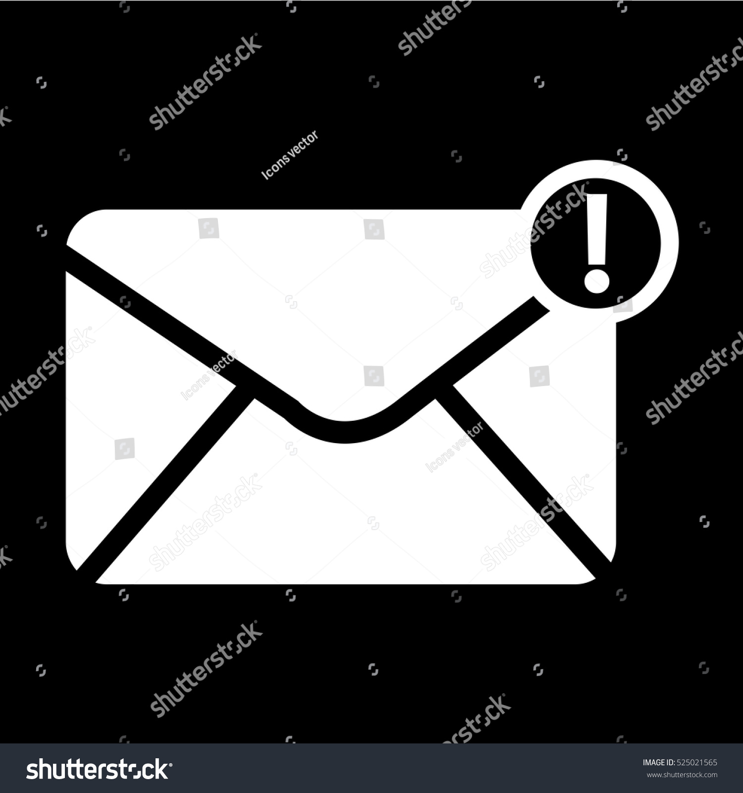 Envelope Mail Icon Illustration Design Stock Vector (Royalty Free ...