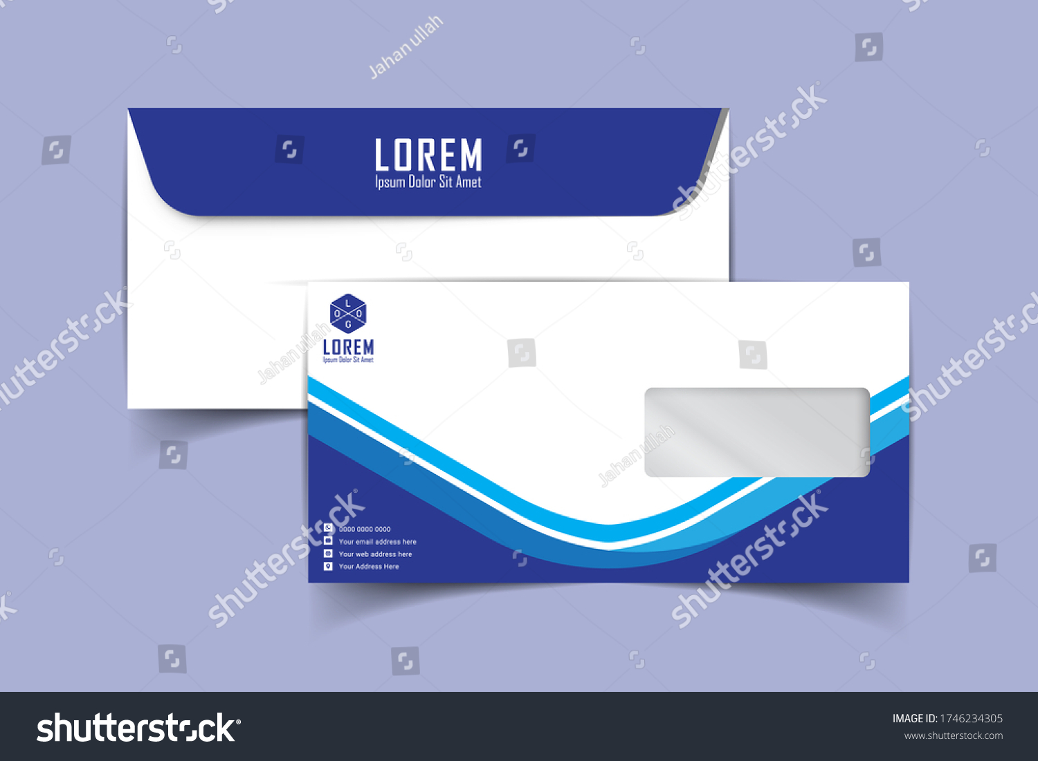 Envelope Vector Design Digital Hand Drawn Stock Vector (Royalty Free ...