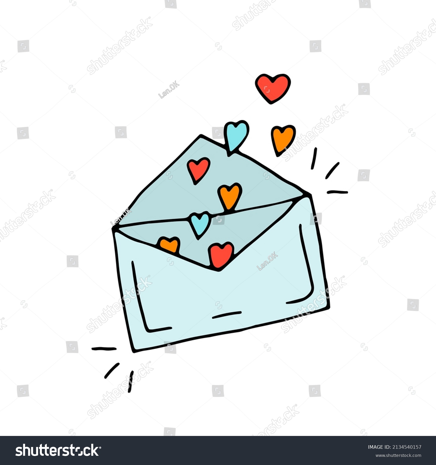 Envelope Love Message Letter Declaration Love Stock Vector Royalty Free 2134540157 Shutterstock 6583