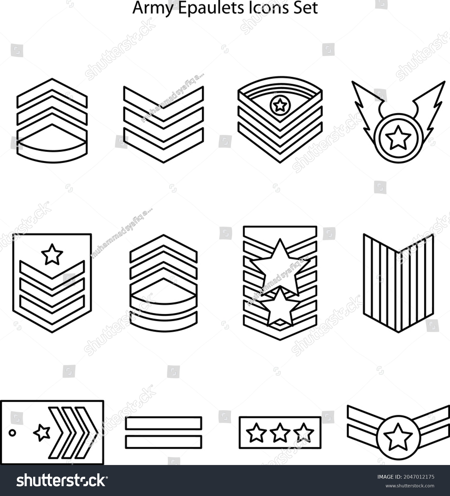 776 Epaulets design Images, Stock Photos & Vectors | Shutterstock