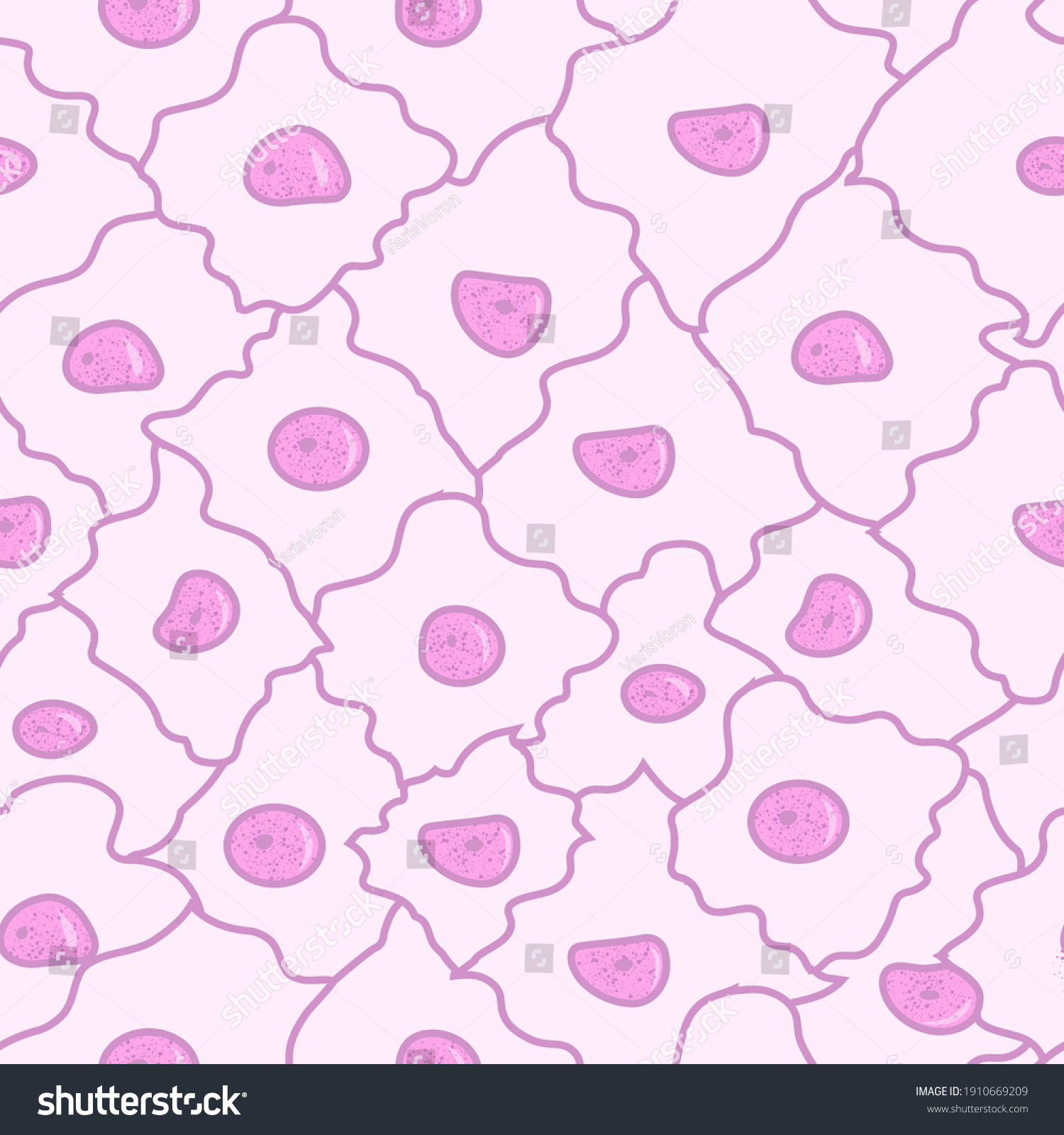 Epithelial Seamless Pattern Stock Vector Illustration Stock Vector ...