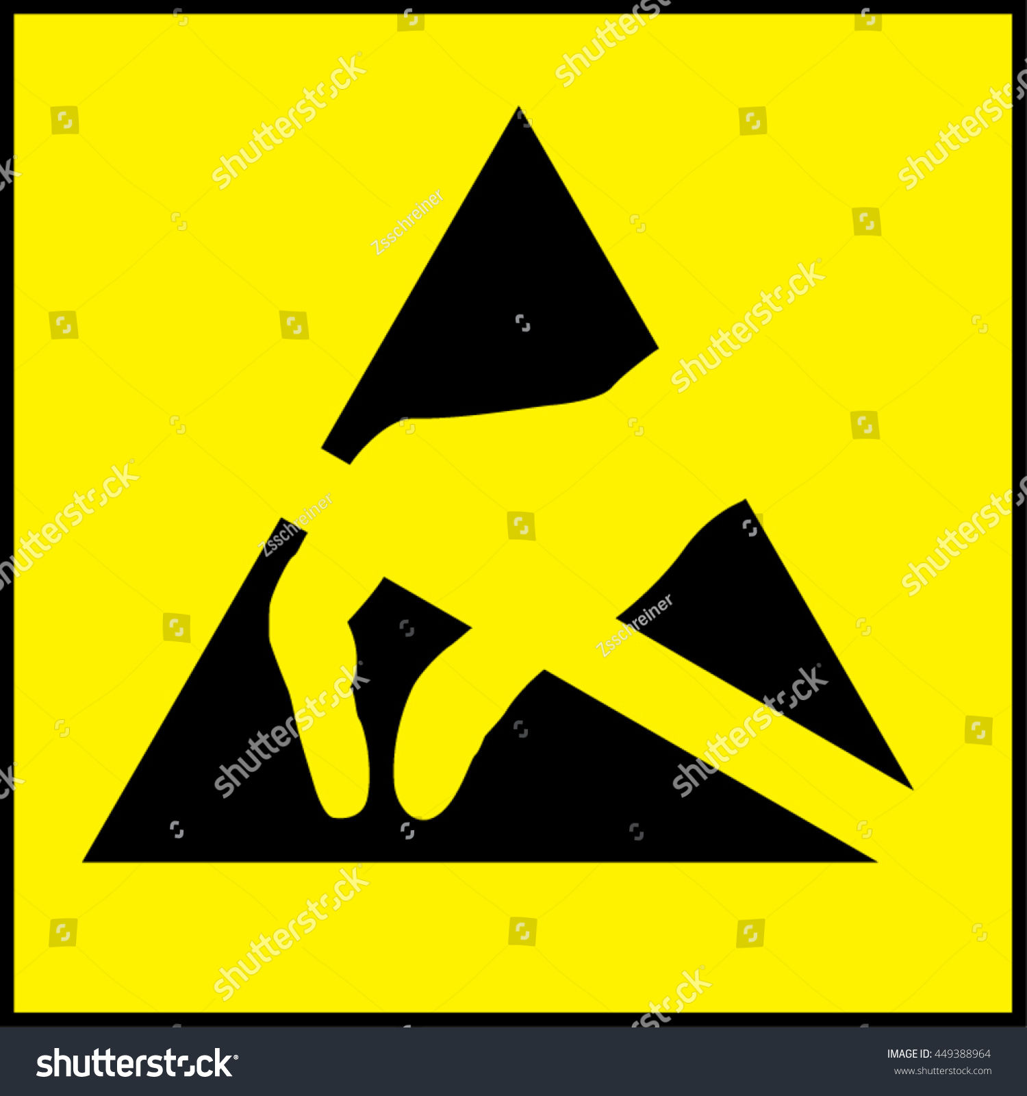 Electrostatic Discharge Symbol