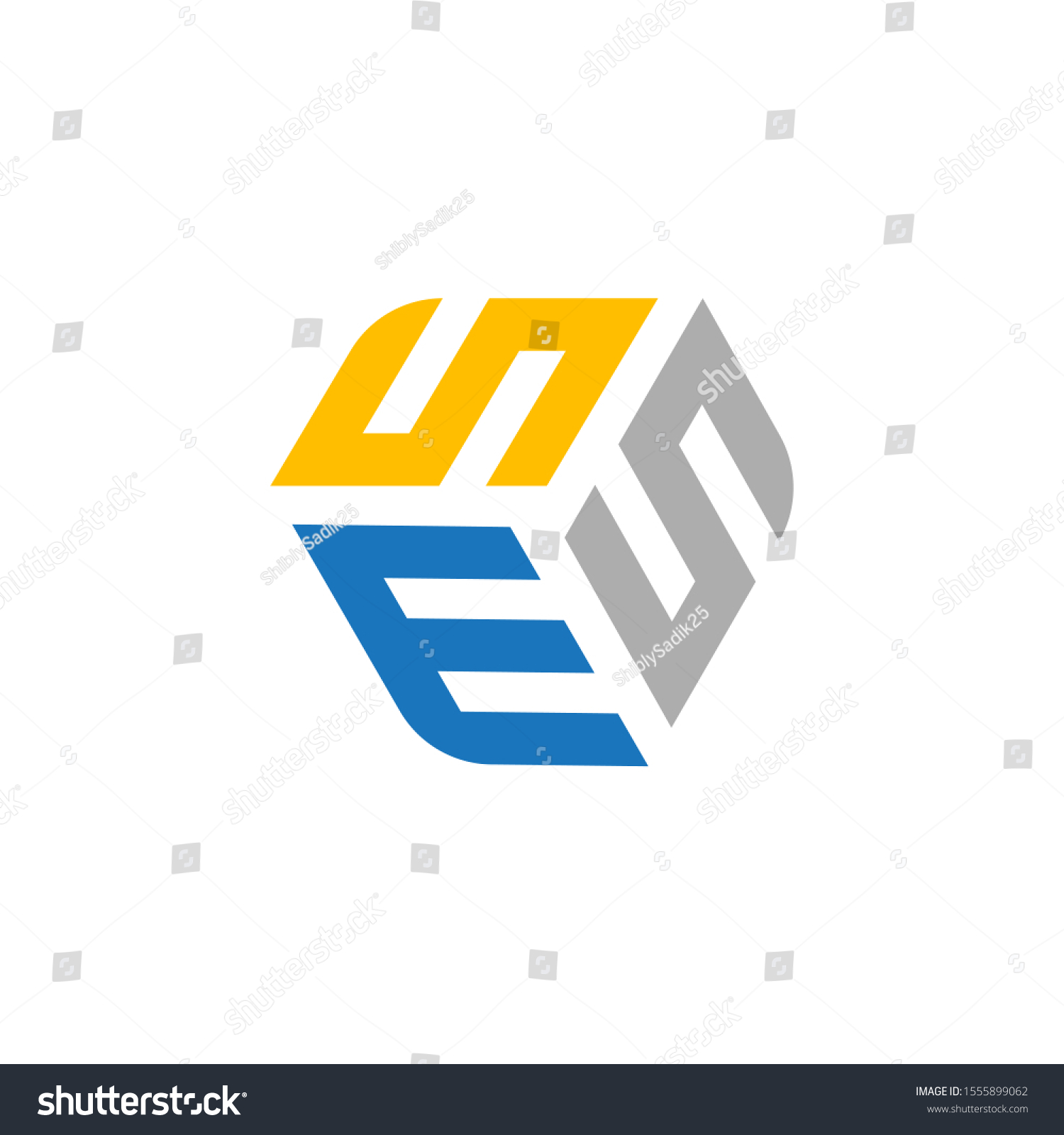 Ese Ess Ses Sse Monogram Style Stock Vector Royalty Free 1555899062