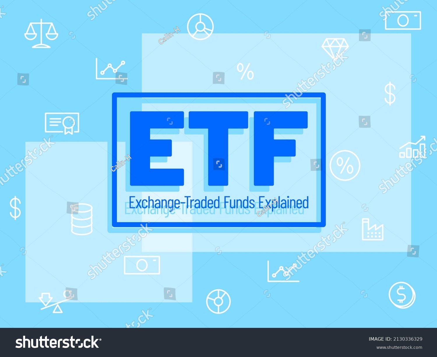 Etf Exchange Traded Funds Vector Infographic Stock Vector (Royalty Free ...