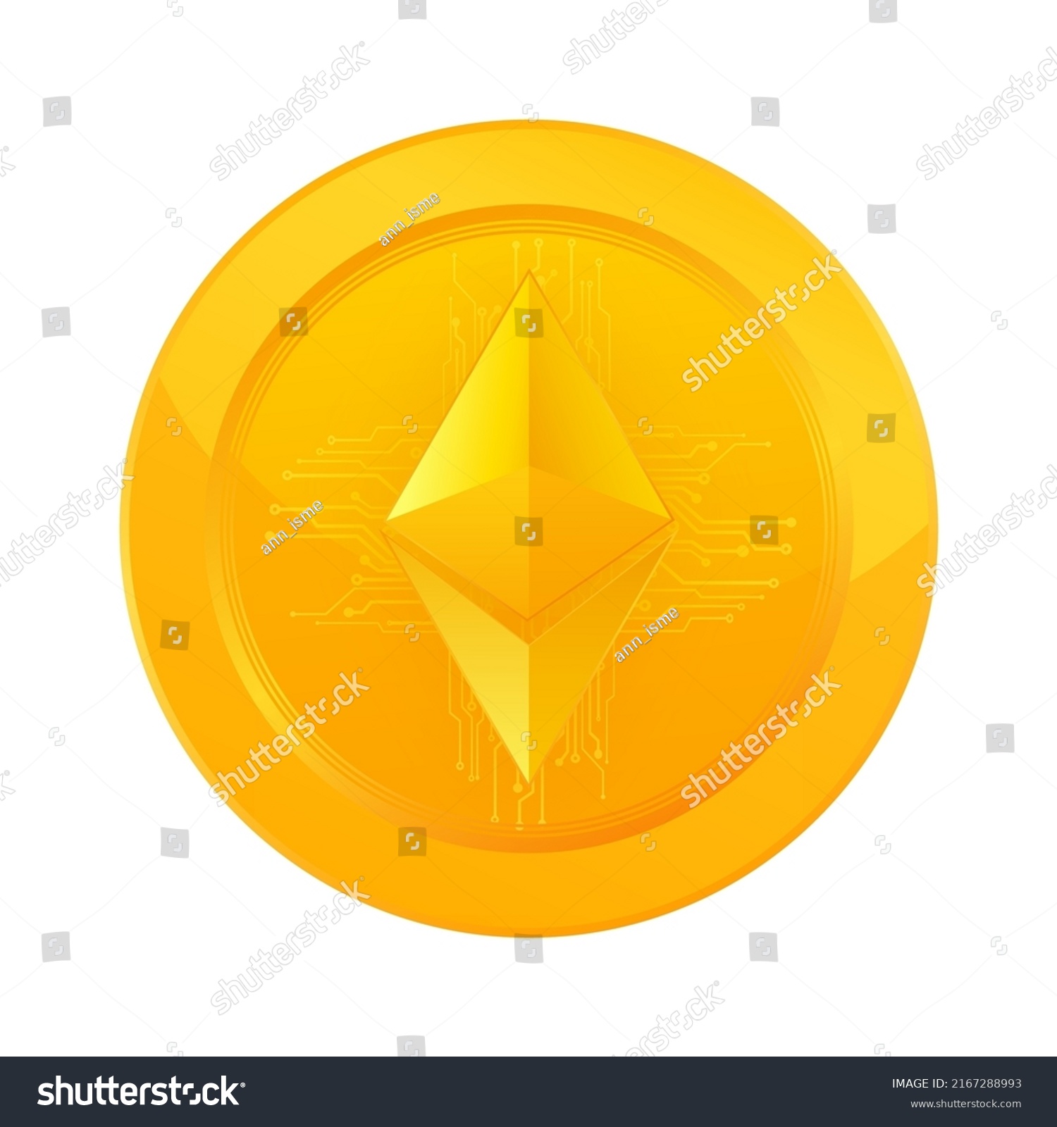 SVG of Ethereum coin, great design for any purposes. Crypto currency, crypto currency coin svg
