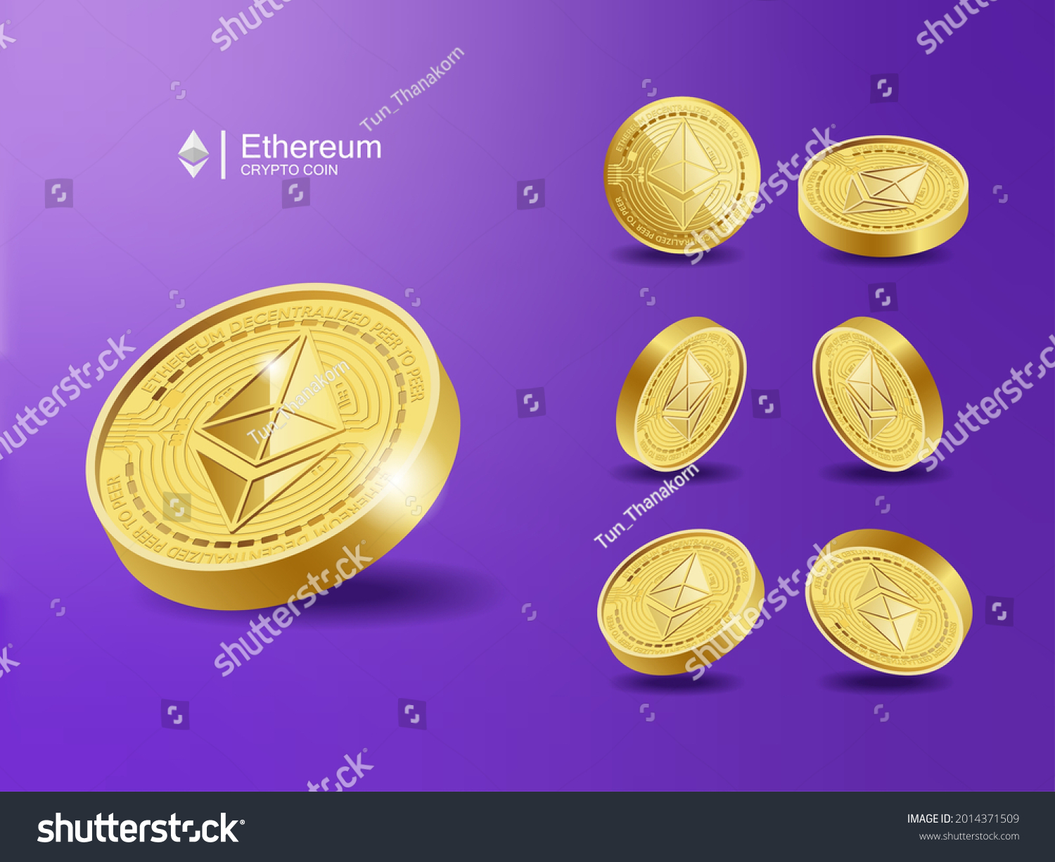SVG of Ethereum ETH Cryptocurrency Coins. Perspective Illustration about Crypto Coins. svg