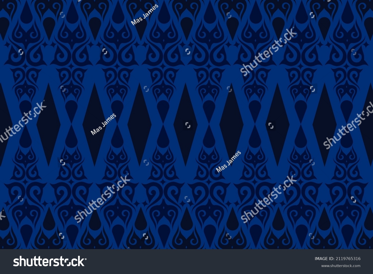 SVG of Ethnic Acehnese Fabric Pattern. In Blue color. For your decoration and many more. svg