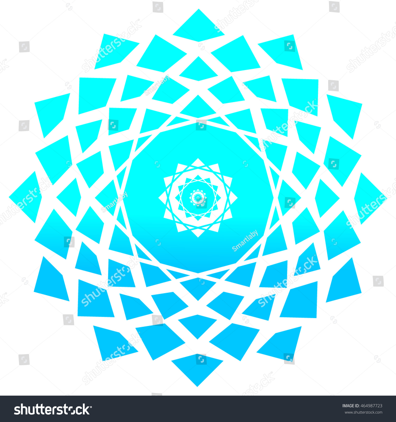 Download Ethnic Mystical Pattern Triangle Circles Mandala Stock Vector Royalty Free 464987723