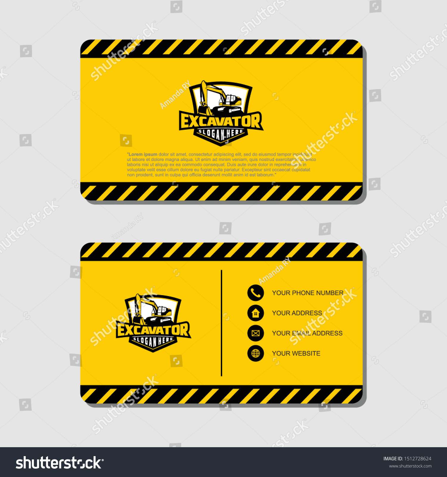 1,203 Excavation business card 이미지, 스톡 사진 및 벡터 | Shutterstock