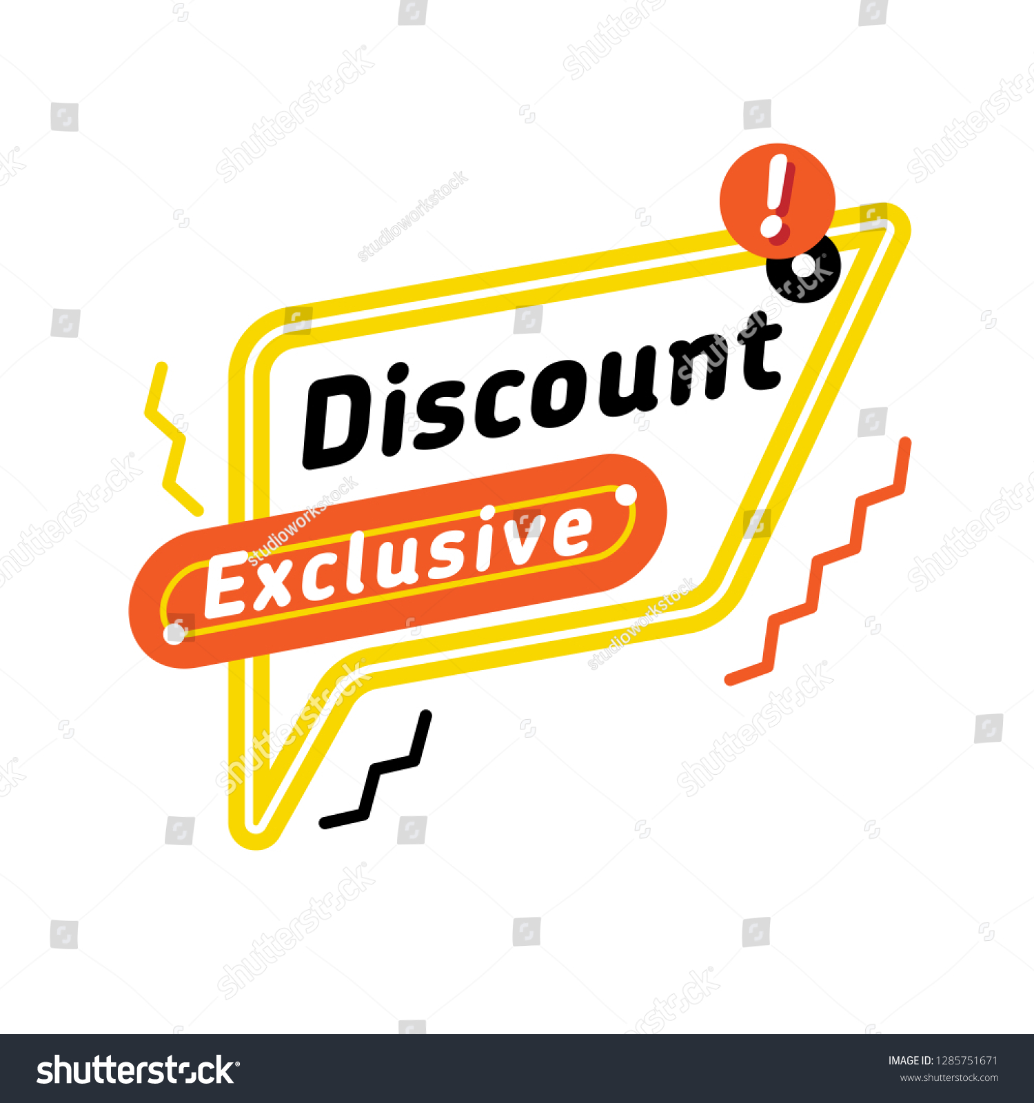 Exclusive Discount Coupon 50 Off Special Stock Vector (Royalty Free ...