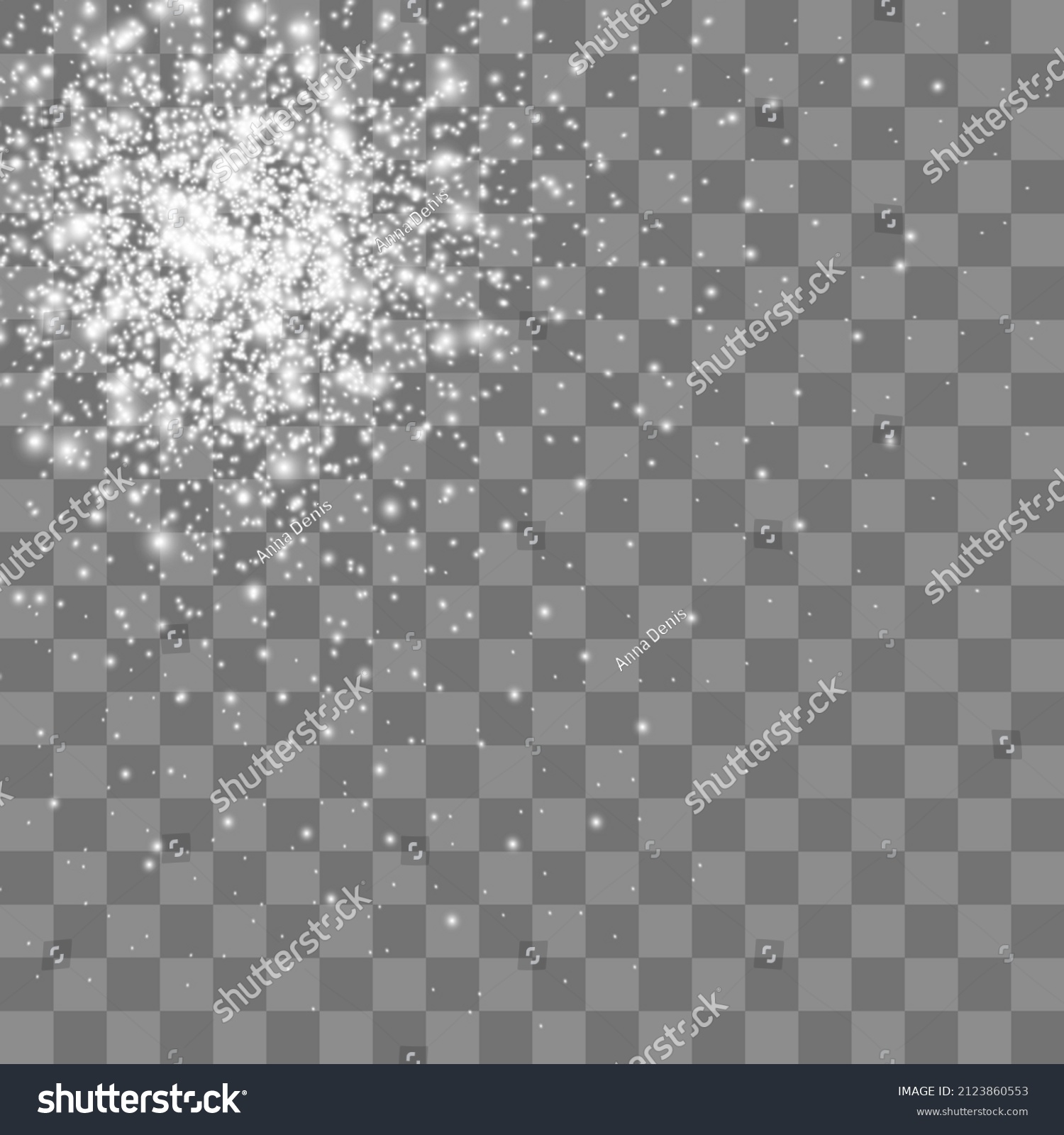 Explosion Effect Salute Flashes Falling Dust Stock Vector (Royalty Free ...