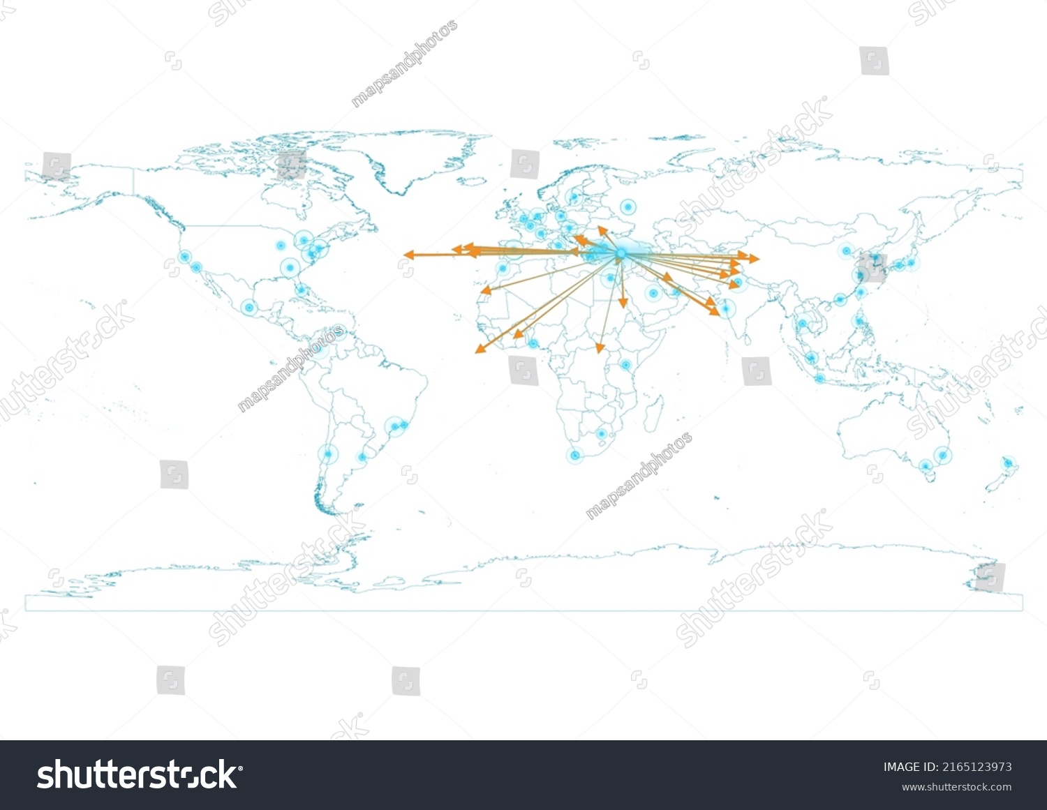 Mapa De Concepto De Exportaci N Para Vector De Stock Libre De   Stock Vector Export Concept Map For Turkey Vector Turkey Map On White Background Suitable For Export Concepts 2165123973 