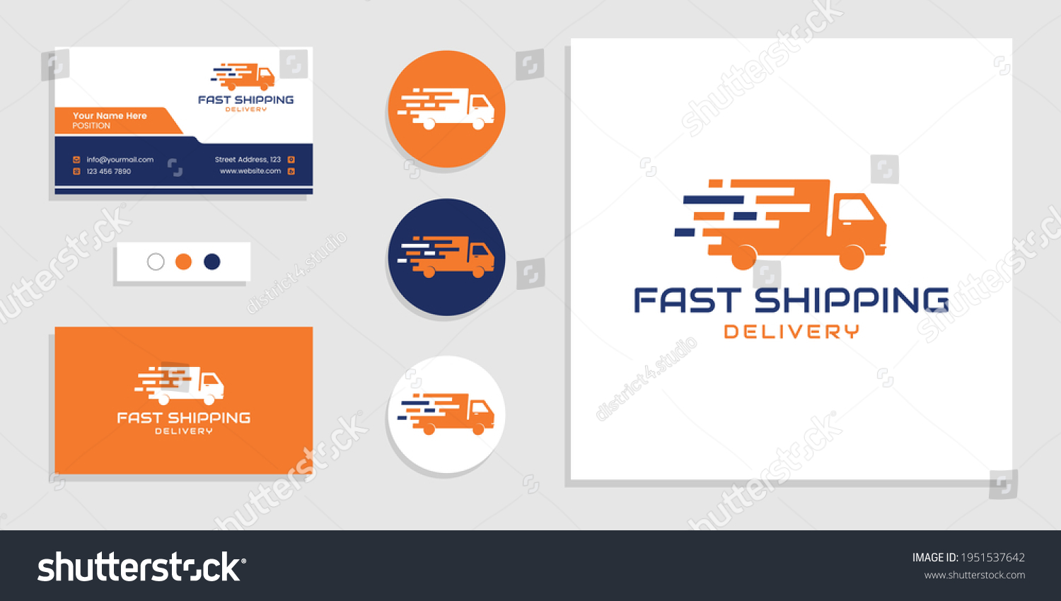 Express Delivery Fast Shipping Logo Business Stock Vector (Royalty Free ...