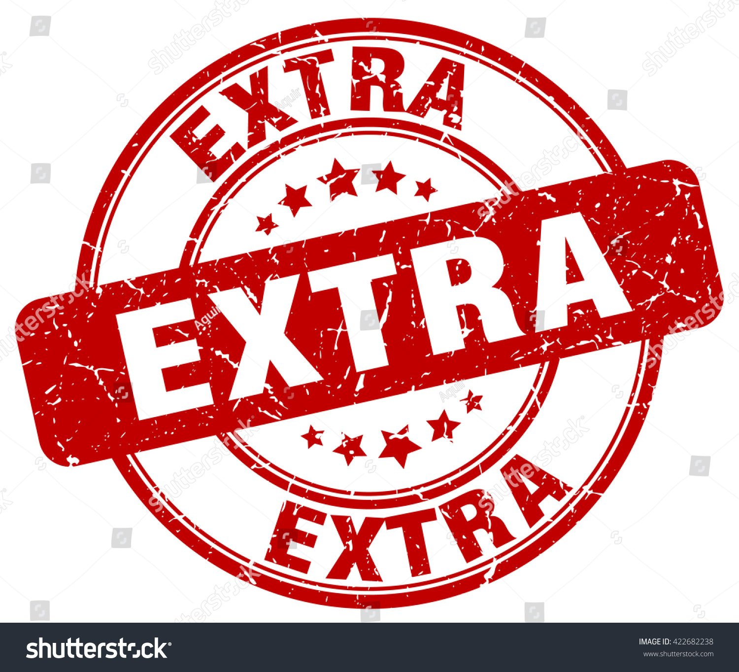 Extra Stamp Vectores En Stock 422682238 Shutterstock