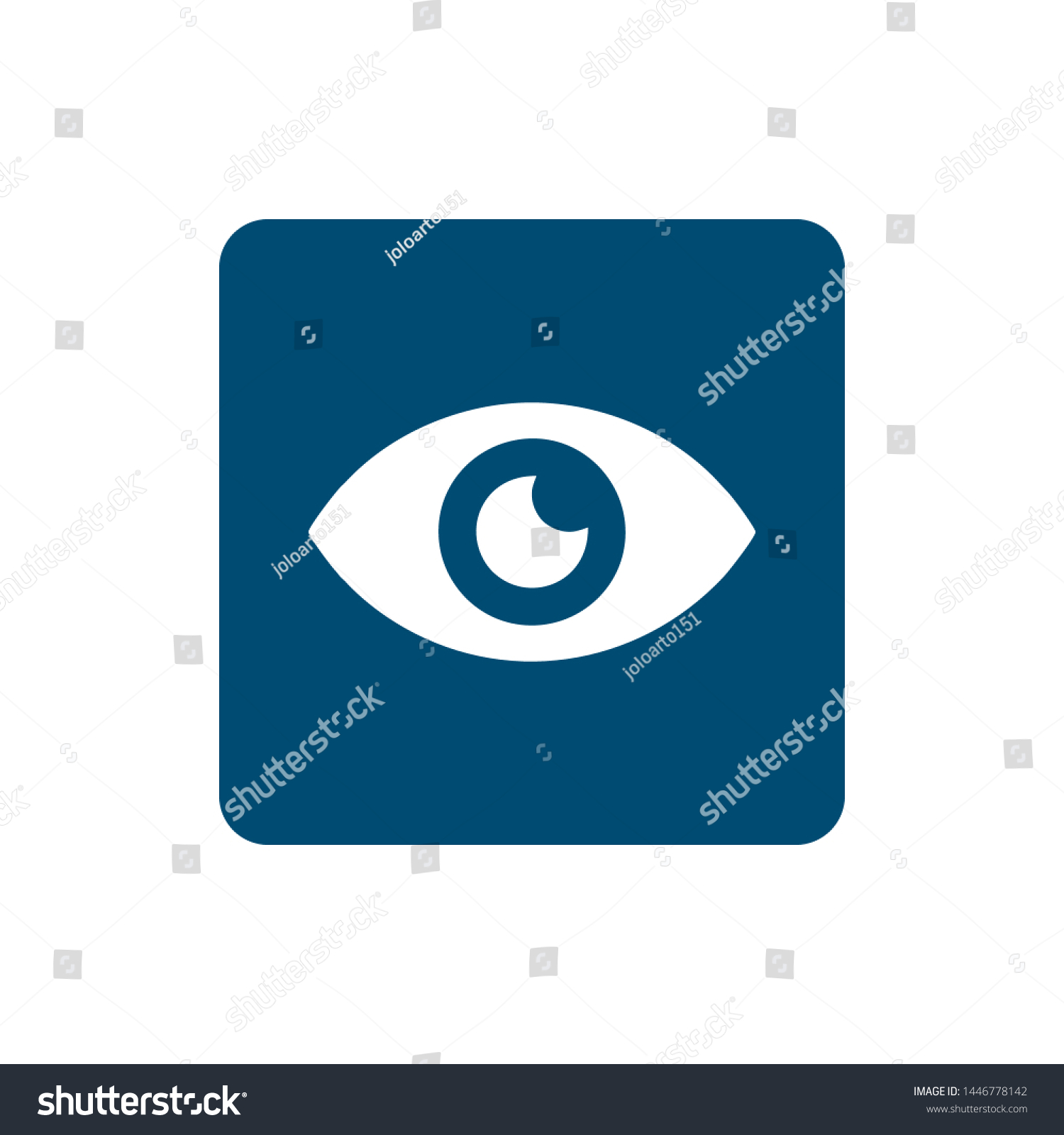 Eye Icon Vector Look Vision Symbol Stock Vector (Royalty Free ...