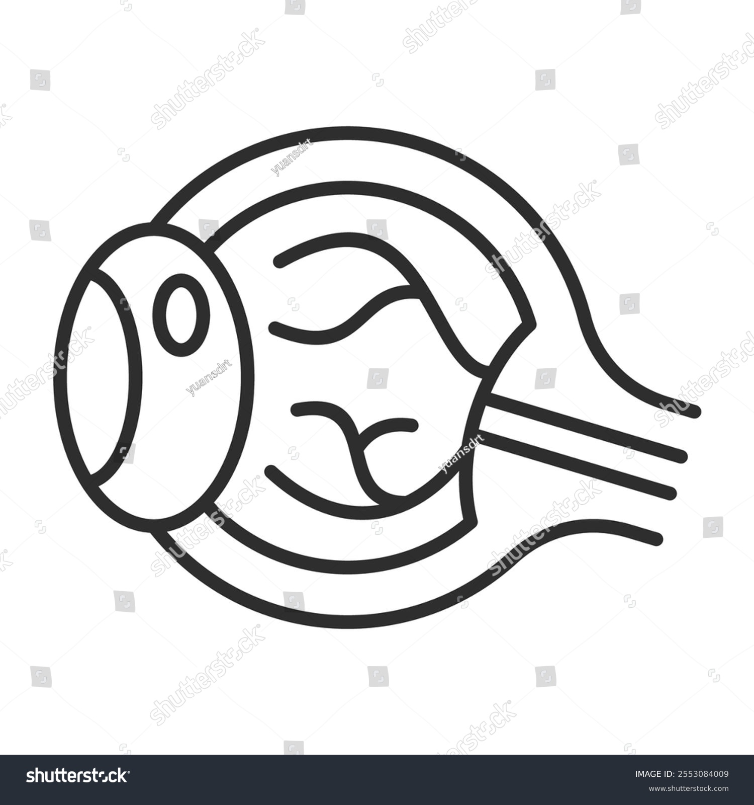 recommend clip art: Eye outline icon, showing anatomy outline icon, minimalist vector illustration and transparent graphic element. Isolated on white background