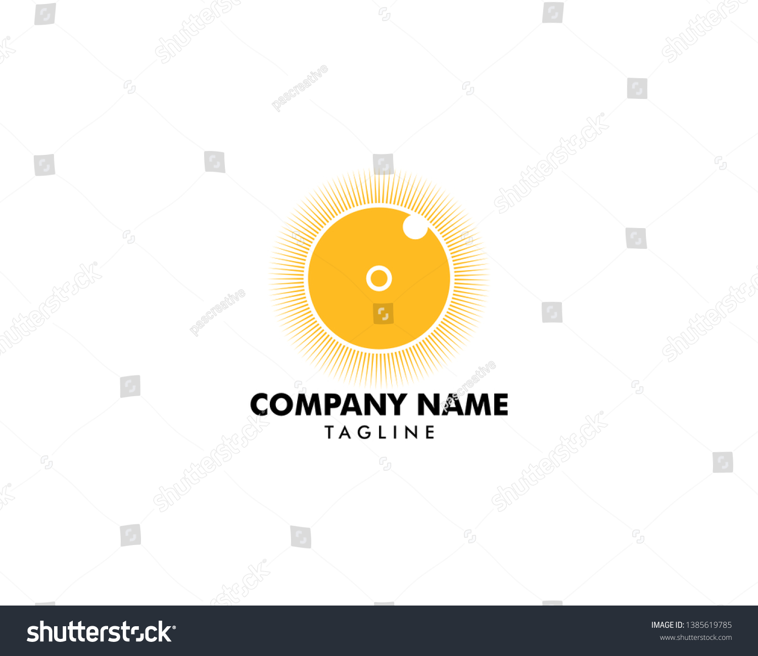 Eye Sun Icon Logo Design Element Stock Vector (Royalty Free) 1385619785