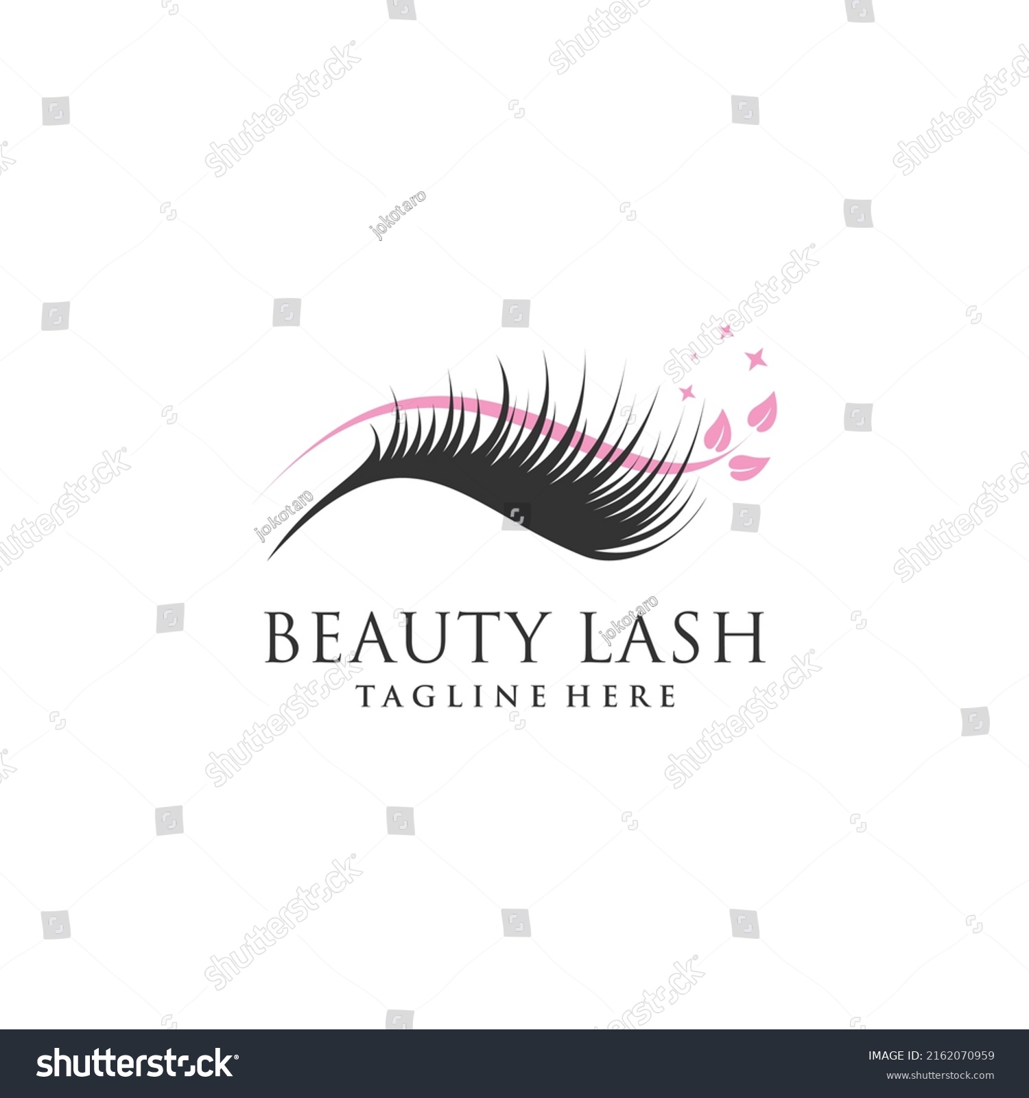 Eyelashes Logo Icon Modern Beauty Concept Stock Vector (Royalty Free ...