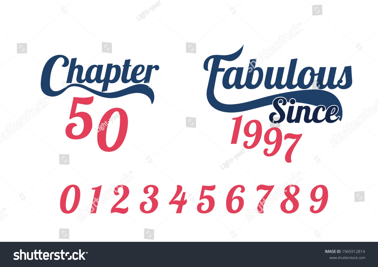 SVG of Fabulous Since Birth Year template,  Typography for print or use as poster, card, flyer or T Shirt svg