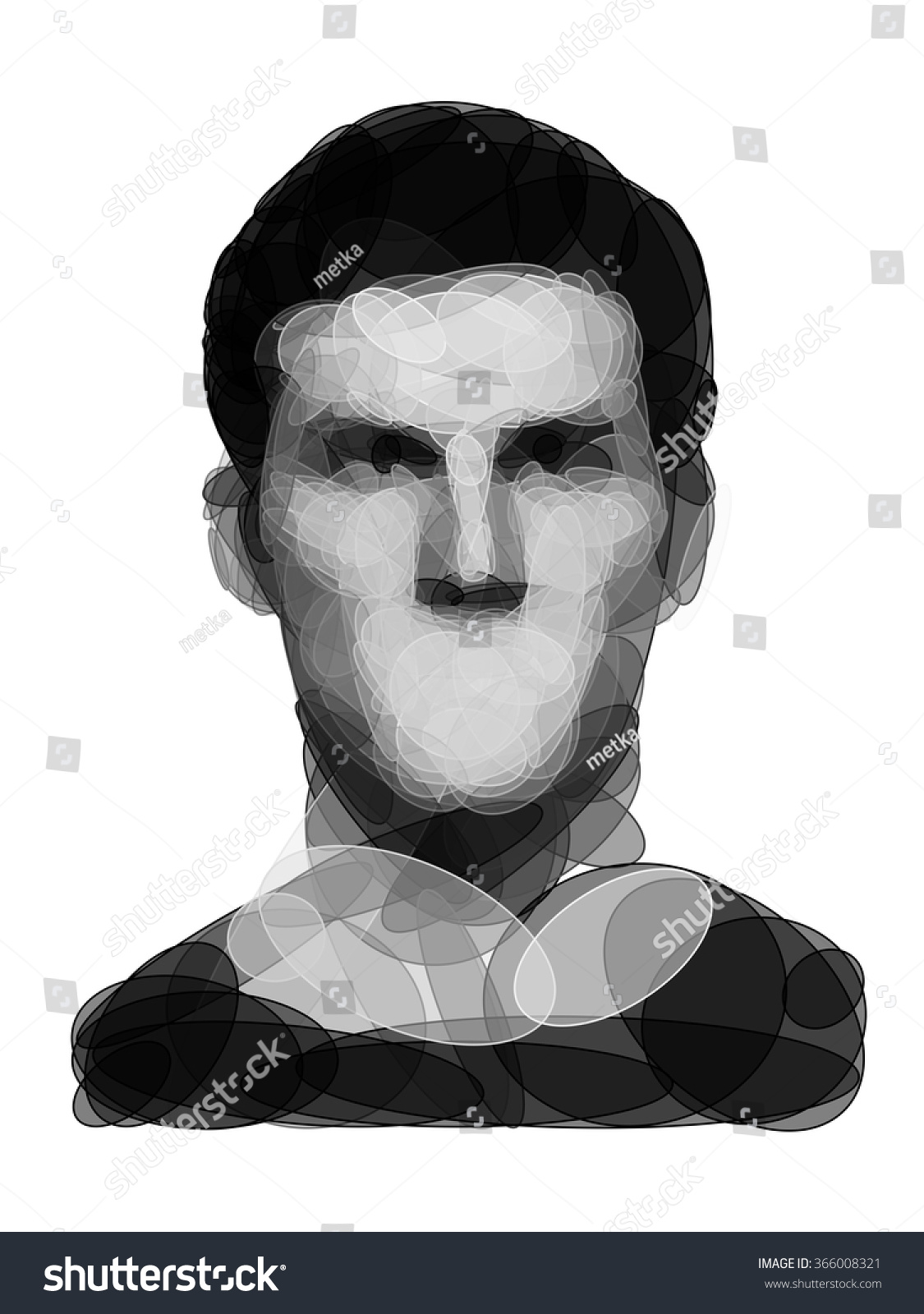 Vektor Stok Face Silenced Man Without Mouth Made Tanpa Royalti 366008321 Shutterstock 4596