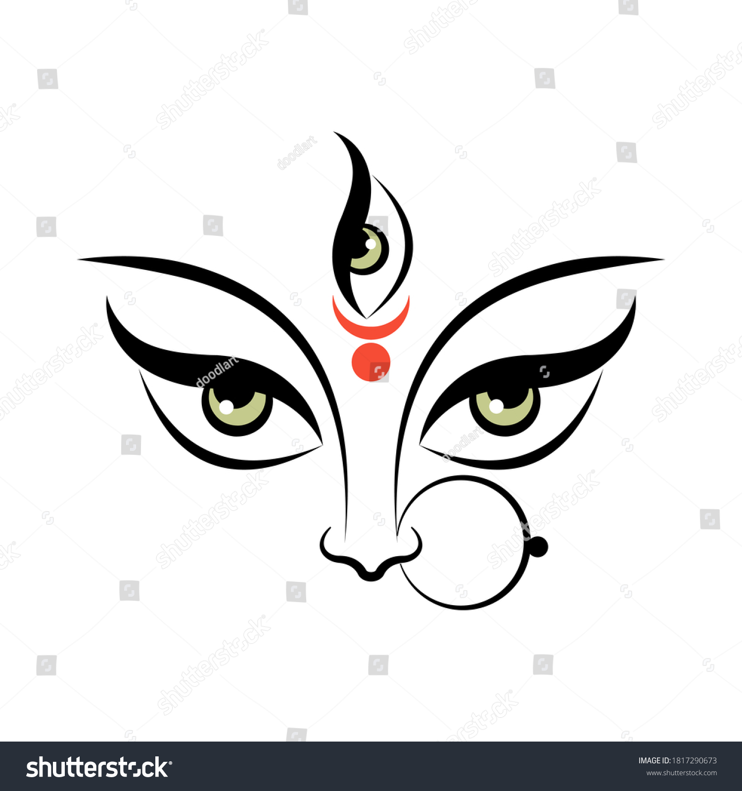 674 Devi eyes Images, Stock Photos & Vectors | Shutterstock