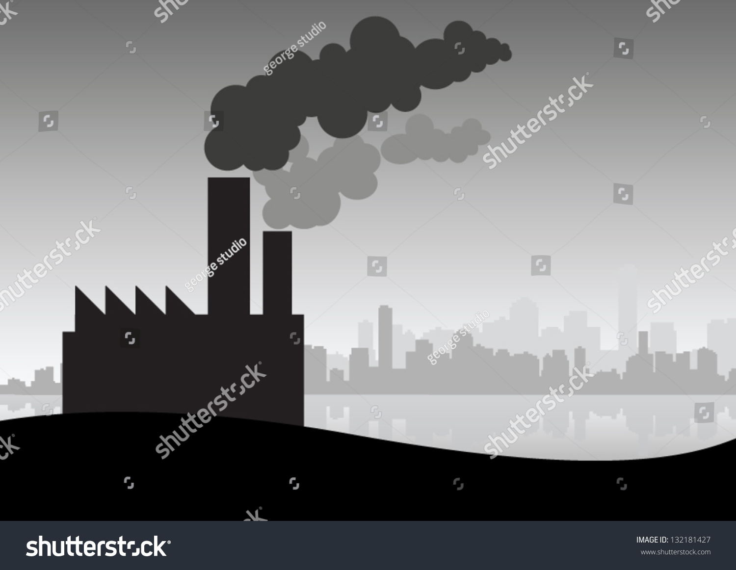 industrial pollution clipart - photo #28