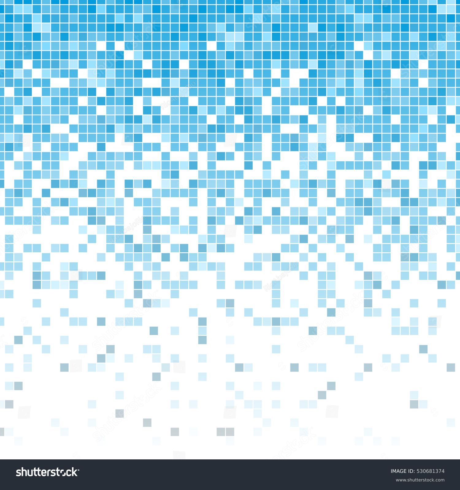 fading pixel pattern blue white pixel stock vector royalty free