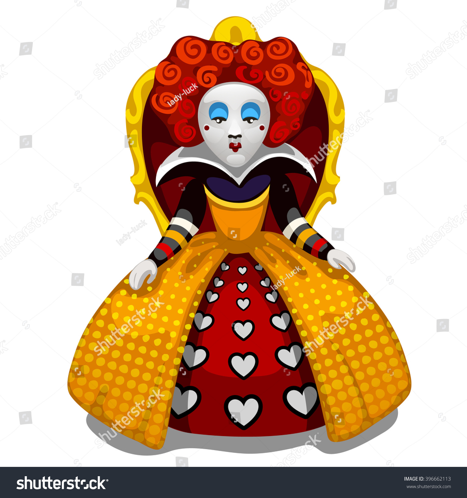 705 Queen hearts wonderland Images, Stock Photos & Vectors | Shutterstock