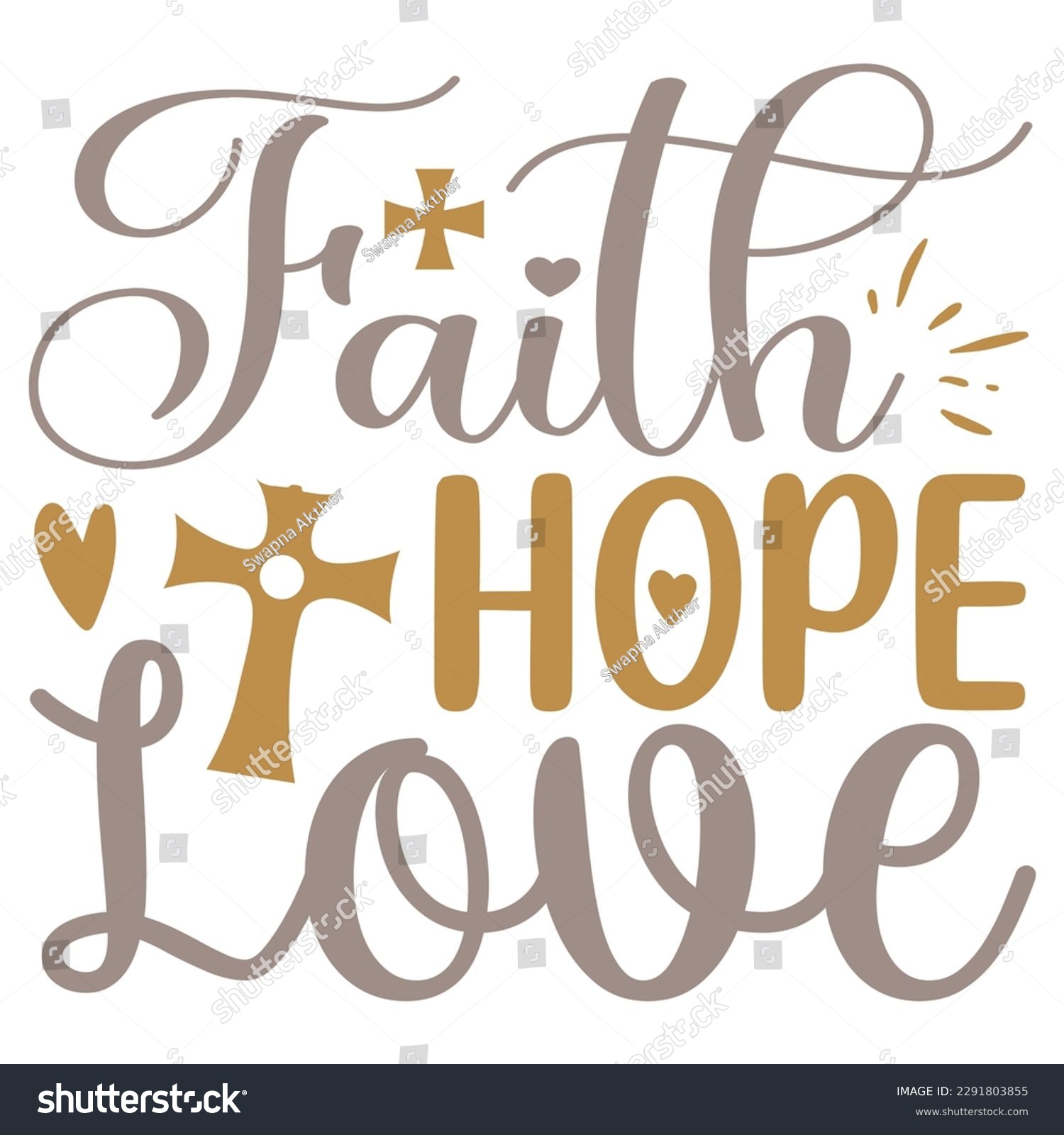 SVG of Faith Hope Love - Jesus Christian SVG And T-shirt Design, Jesus Christian SVG Quotes Design t shirt, Vector EPS Editable Files, can you download this Design. svg