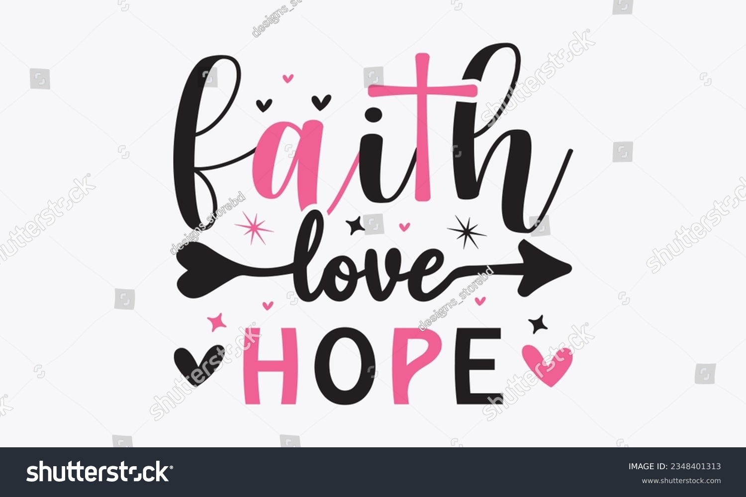 SVG of Faith hope love svg, Breast Cancer SVG design, Cancer Awareness, Instant Download, Breast Cancer Ribbon svg, cut files, Cricut, Silhouette, Breast Cancer t shirt design Quote bundle svg