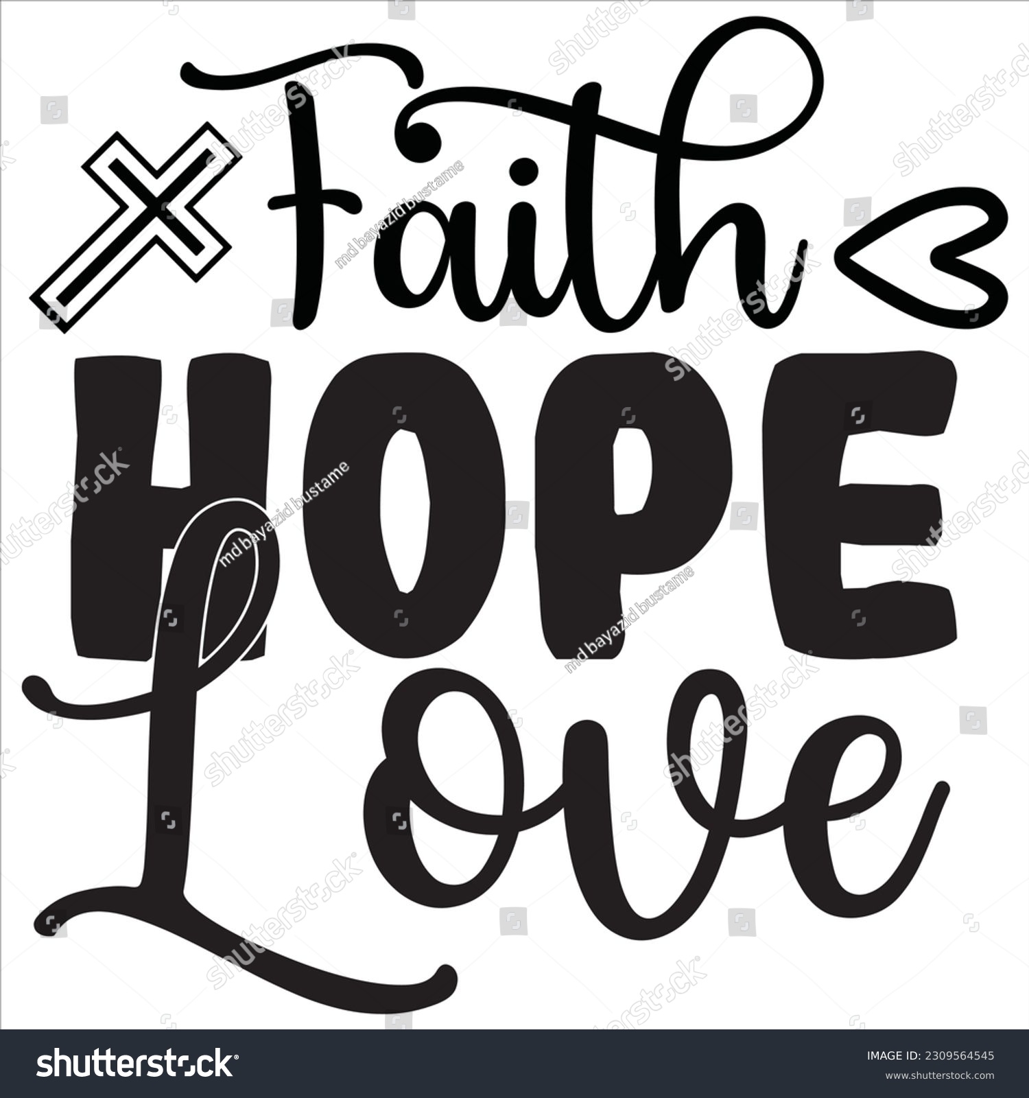 SVG of Faith Hope Love Vector,SVG file. svg
