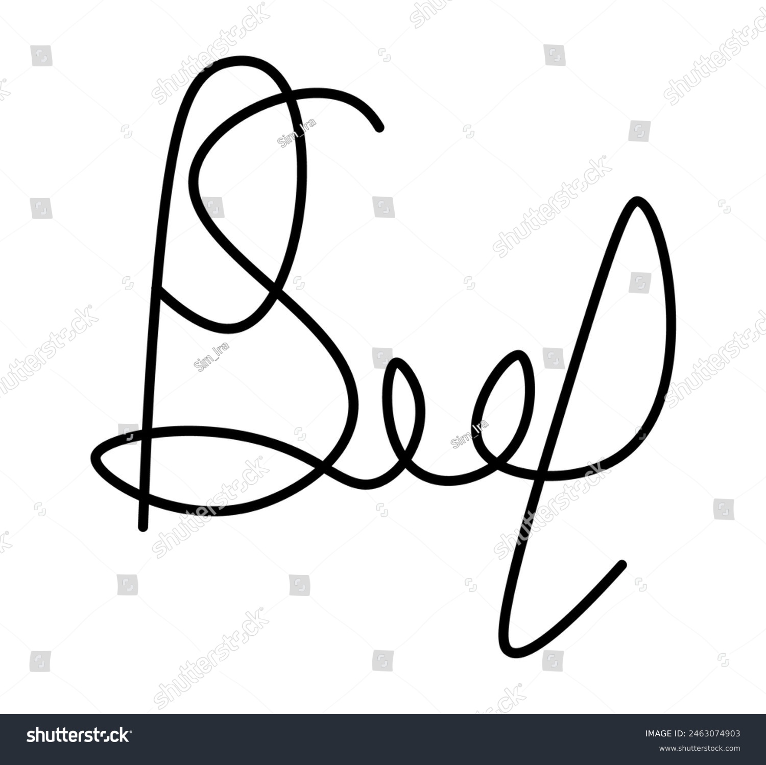 recommend clip art: Fake manual signature for documents. Handwritten autograph. Scrawl signature. Vector illustration