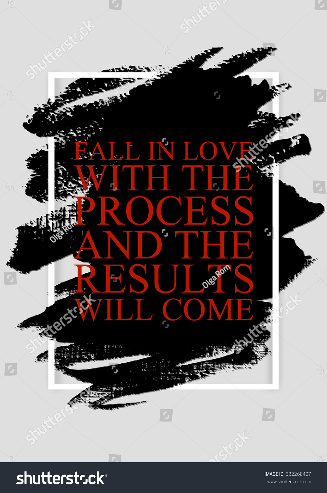 Fall Love Process Results Will Come Stock Vector Royalty Free