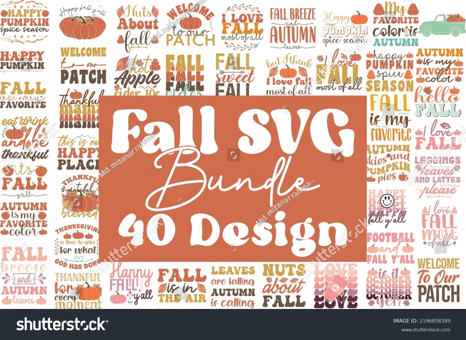 SVG of Fall SVG Bundle, Fall And Autumn SVG Bundle, Fall And Autumn quotes, typography for t shirt, poster, sticker and card svg