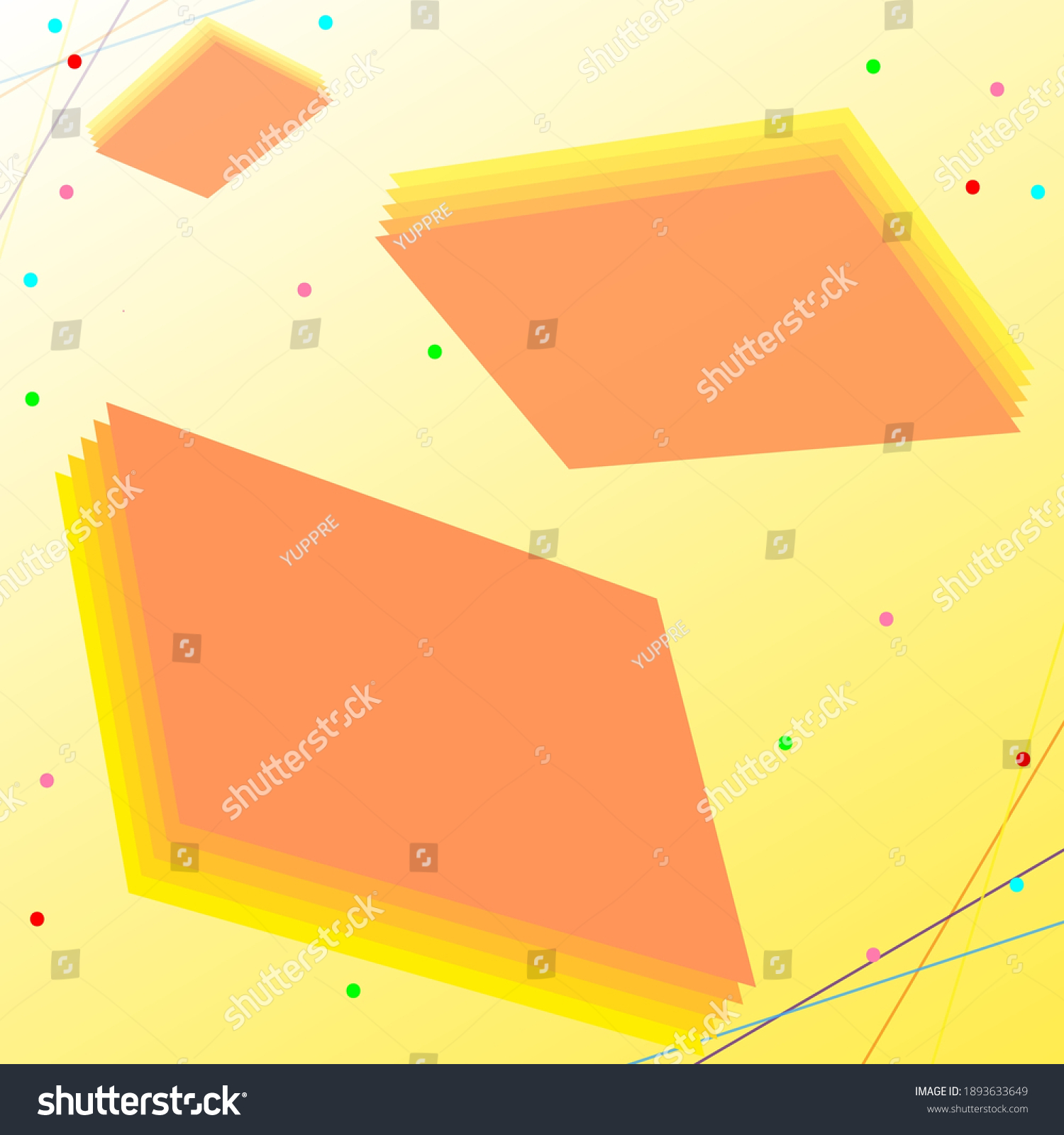 Falling Colorful Squares Abstract Background Stock Vector (Royalty Free ...