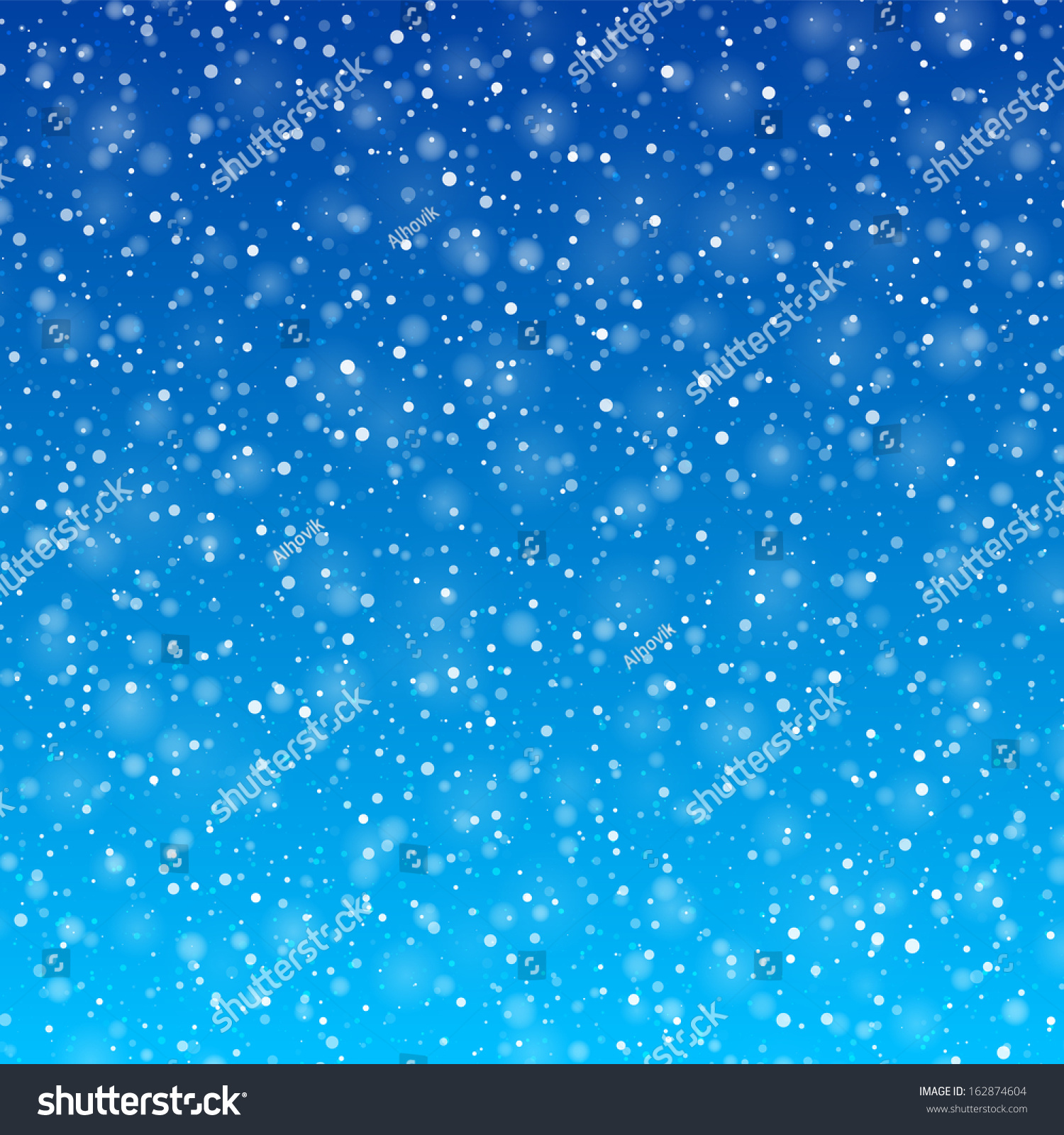 Falling Snow Background. Vector. - 162874604 : Shutterstock