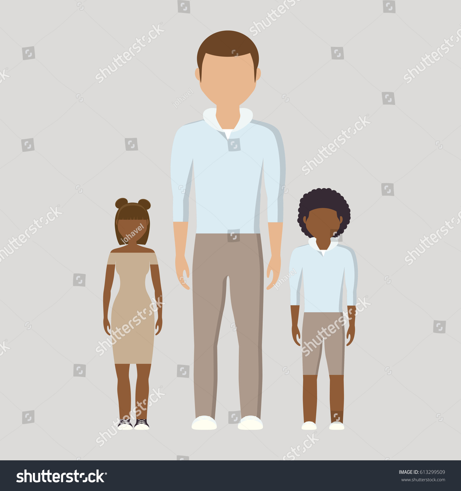 Family Cartoon Icon Stock Vector (Royalty Free) 613299509 | Shutterstock