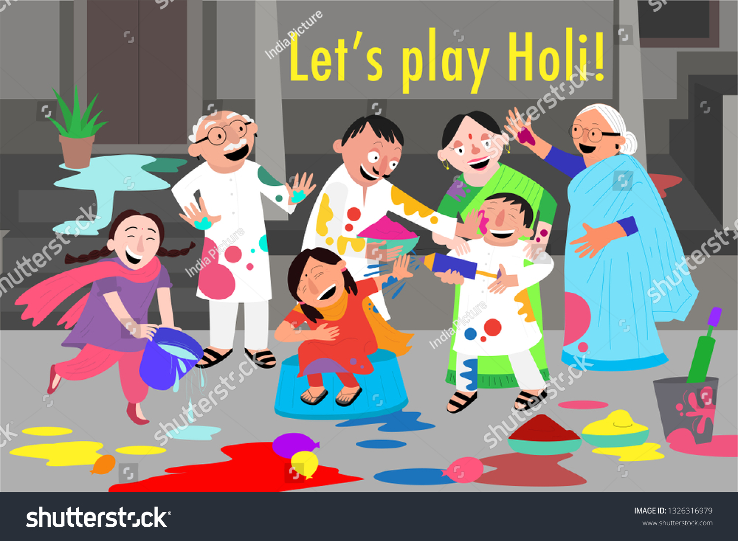 holi videos of family