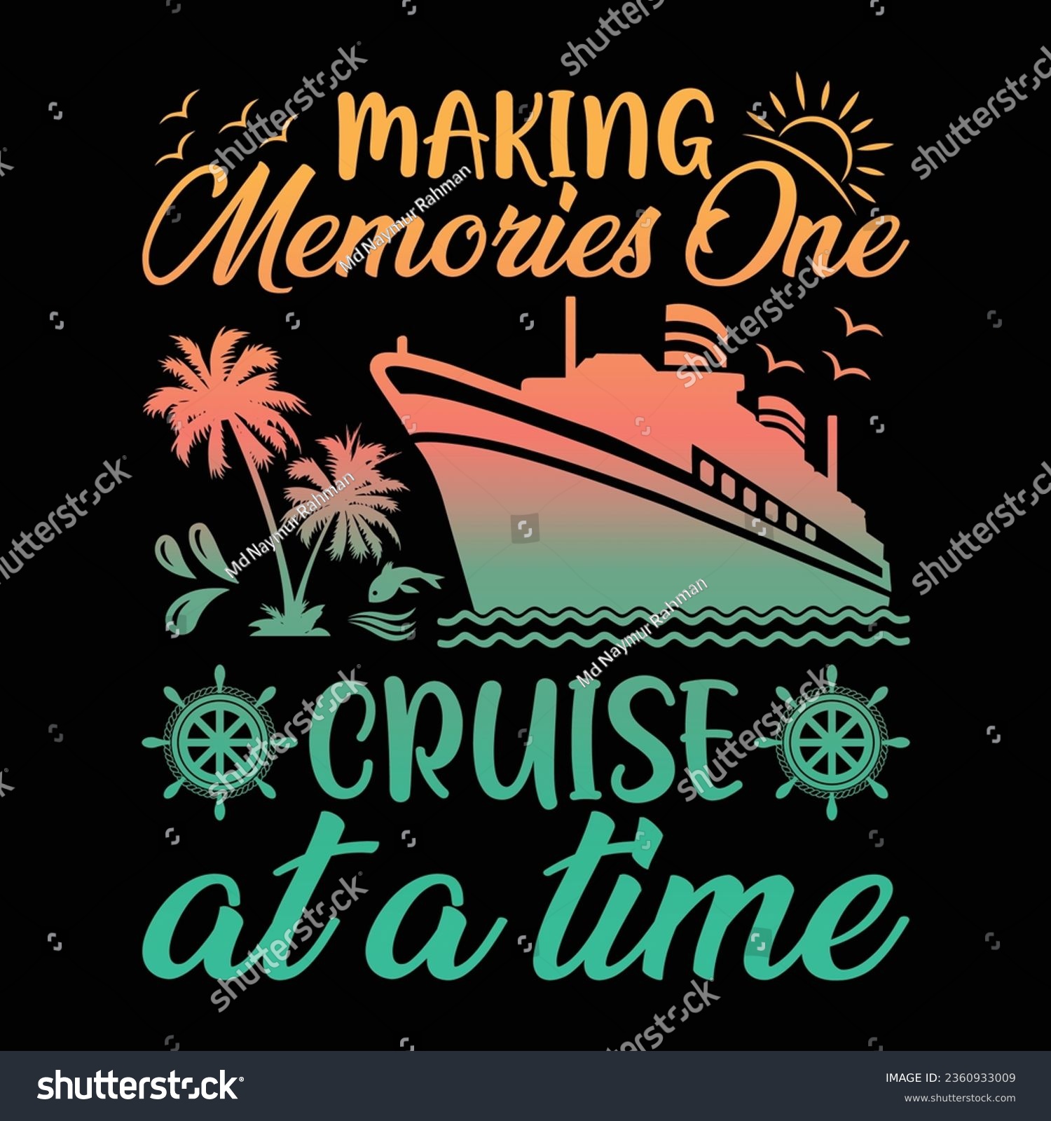 SVG of Family Cruise t shirt SVG, Making Memories svg