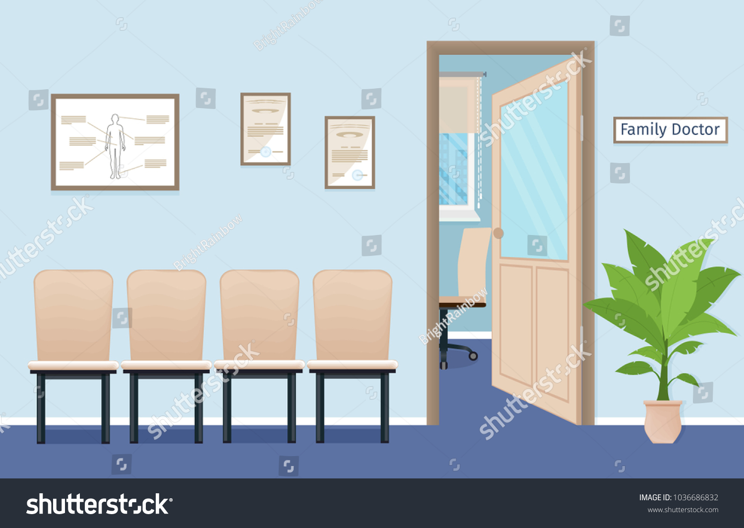 Family Doctors Consultation Office Private Medical Royalty