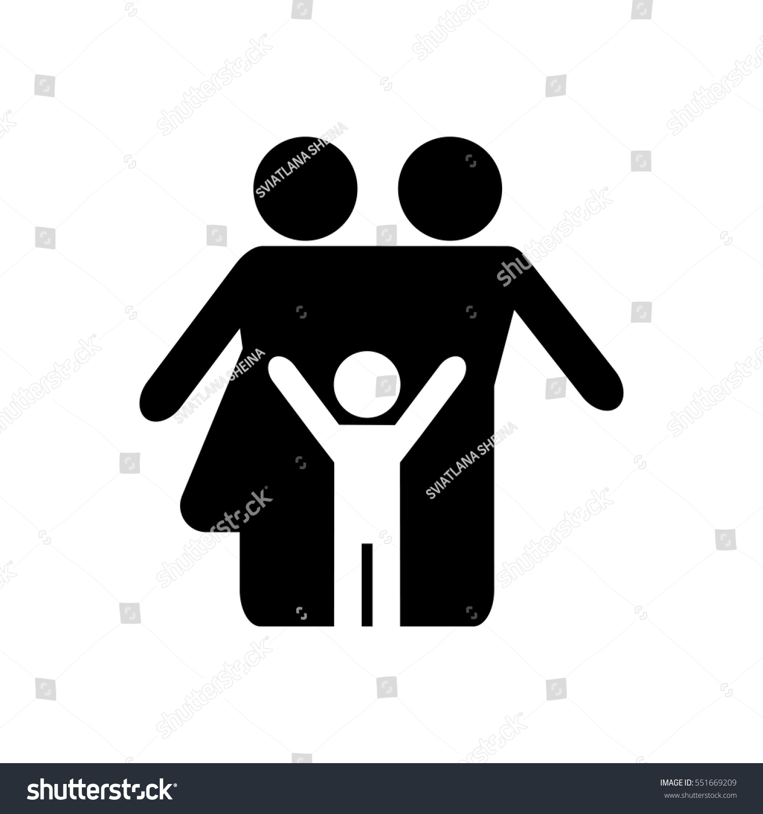 Family Icon Stock Vector 551669209 : Shutterstock