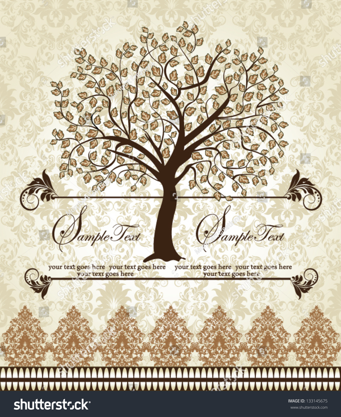 Family Reunion Invitation Card Stock Vector (Royalty Free) 5