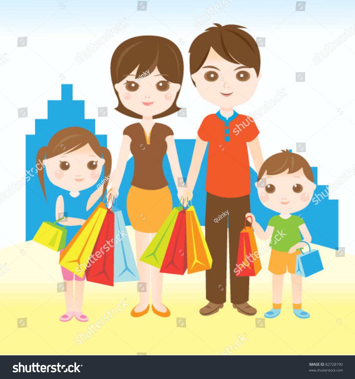 free family shopping clipart - photo #22