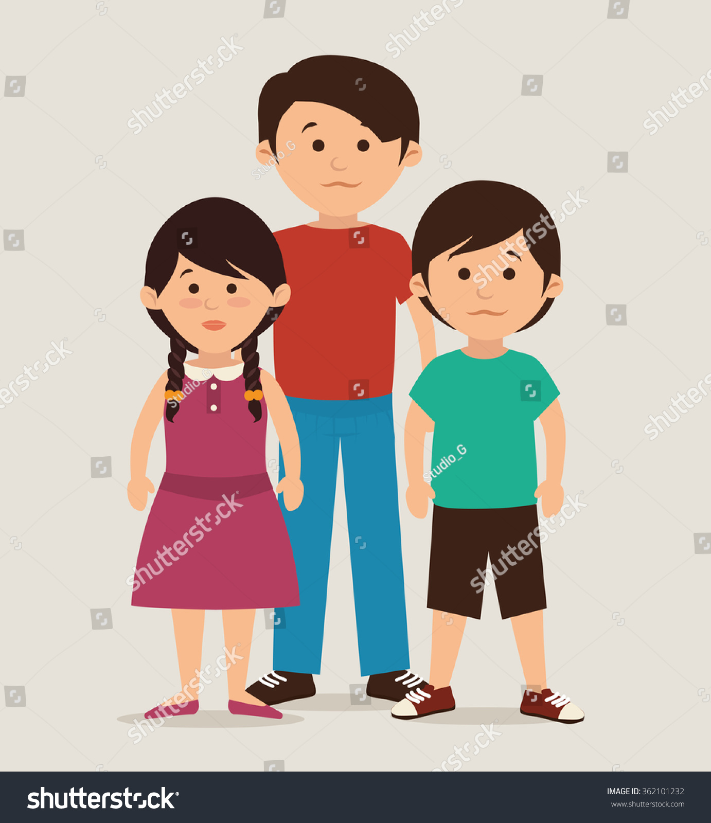 Family Unity Design Stock Vector Illustration 362101232 : Shutterstock