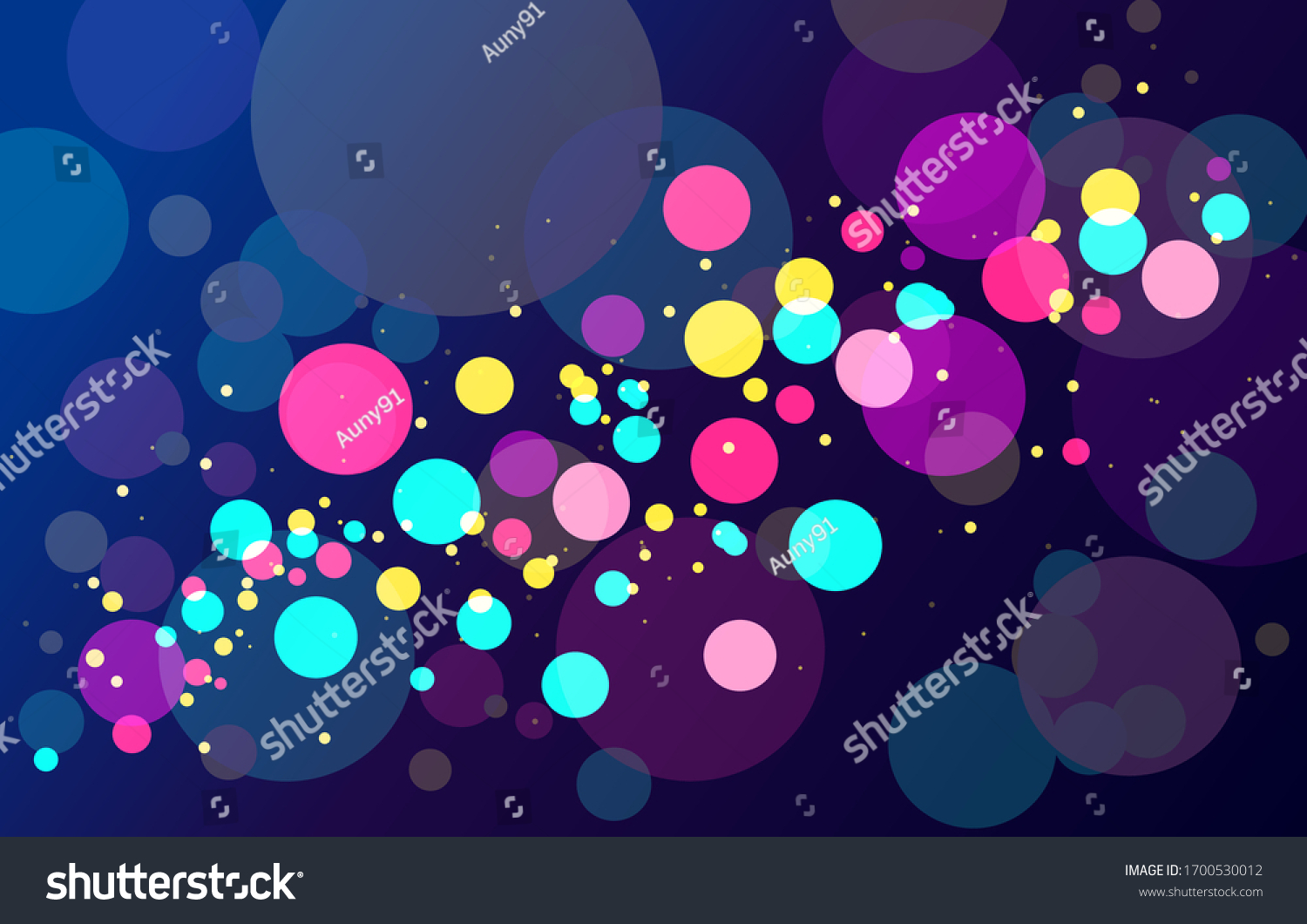 Fantasy Colorful Bokeh Background Soft Blur Stock Vector Royalty Free 1700530012 Shutterstock 3046